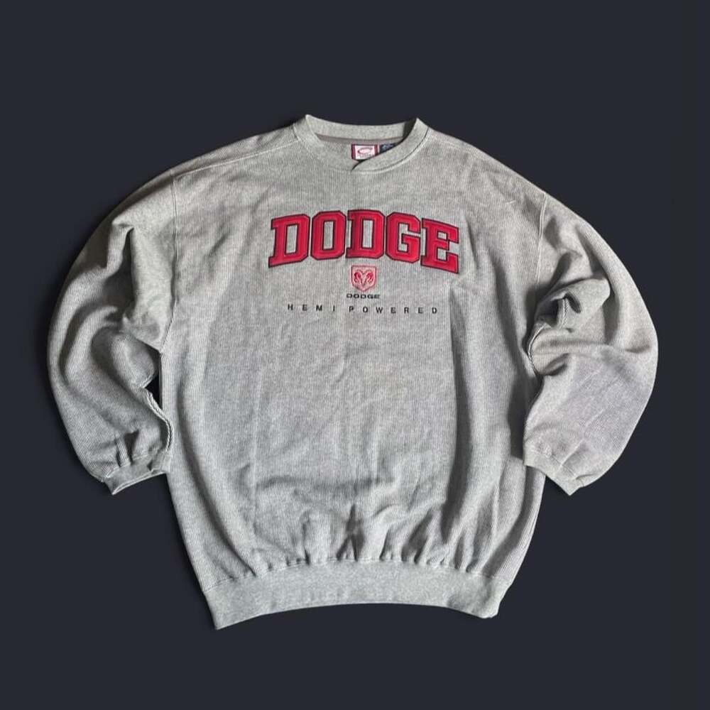 Vintage Dodge Ram Sweater XXL 2XL Ribbed Knit Hemi Power Heavyweight